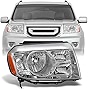 For Honda Pilot SUV Chrome Passenger Right Side Headlight Head Lamp Front Light Replacement
