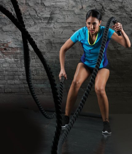 SPRI Cordas de condicionamento pesado para fitness, 40 metros