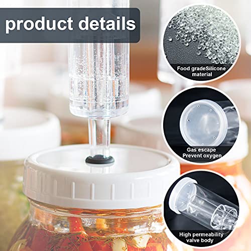 Mwellewm Airlocks For Fermenting,Fermentation Airlock With Silicone Grommet thumb #2