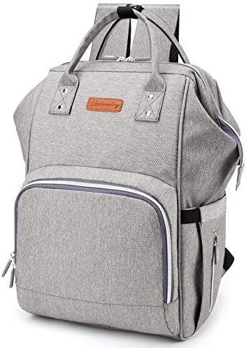 Large Diaper Bag Backpack with USB Charging Port