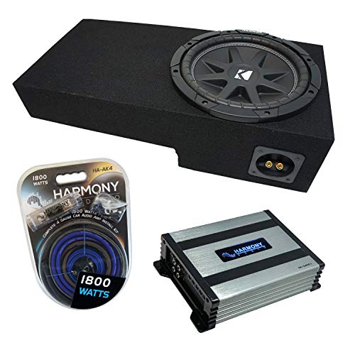 Harmony Audio Kicker Bundle Compatible with 2001-05 Ford Explorer Sport Trac SUV C10 Comp Single 10