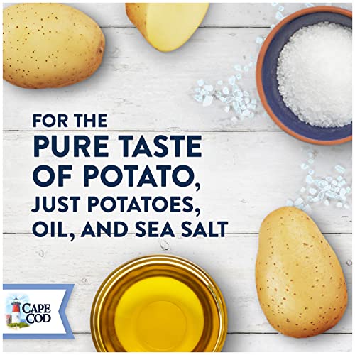 Cape Cod Potato Chips, Wavy Cut Sea Salt Kettle Chips, 7.5 Oz #TOP2