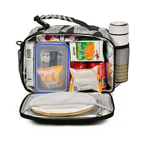 Kll Insulated Lunch Box The People In Scribble Art Leakproof Lunch Bag Reusable For Men Women With Adjustable Shoulder Strap,Lunch Bag For Work, Picnic, Beach¡­ #TOP1