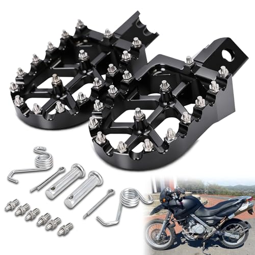 Repose pieds moto alu CNC large pour BMW F650GS F700GS F750GS grip max