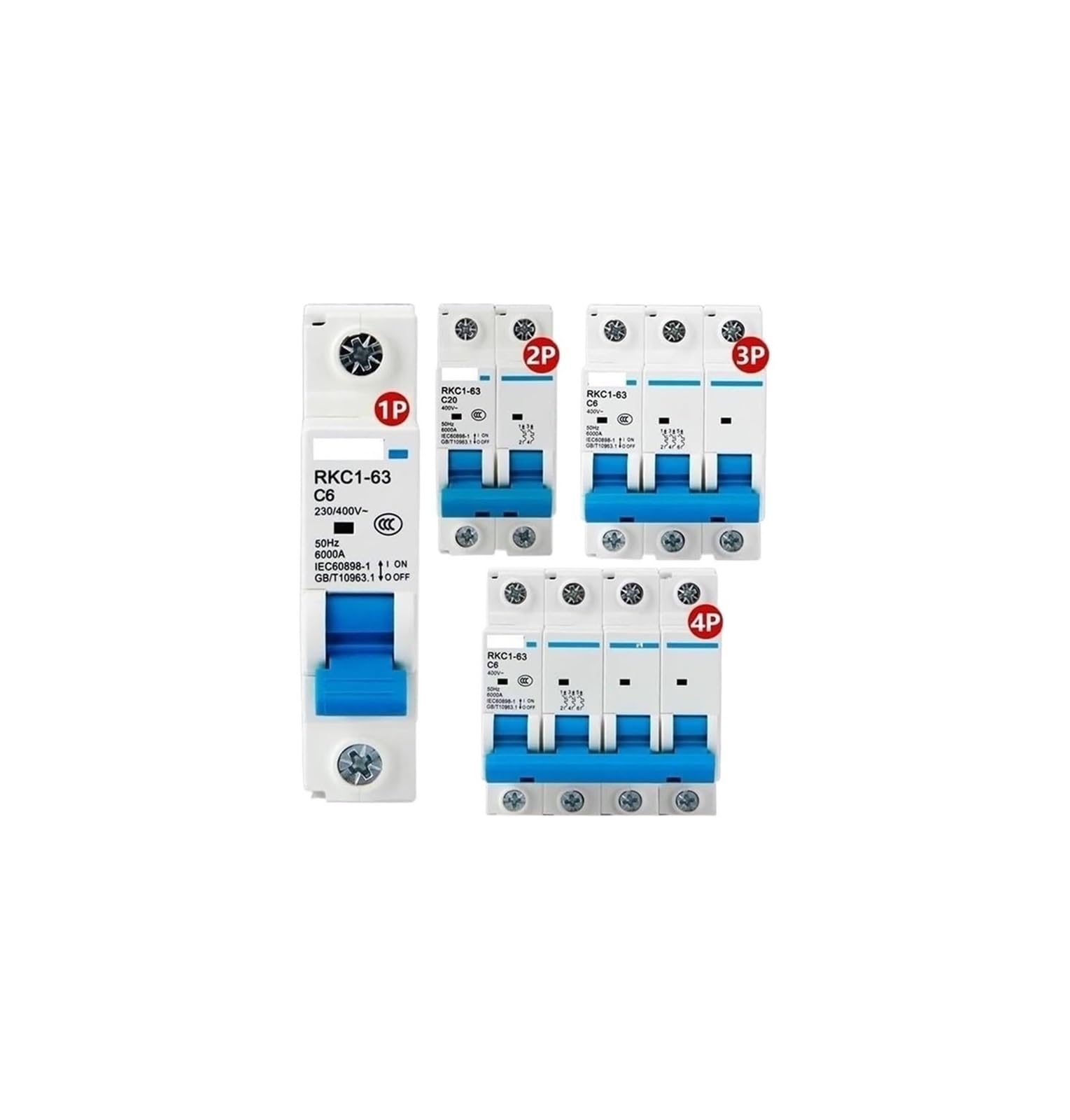 FGJsfhrDTU Miniature Circuit Breakers, Air Switch 3p 1p2p4p Protection