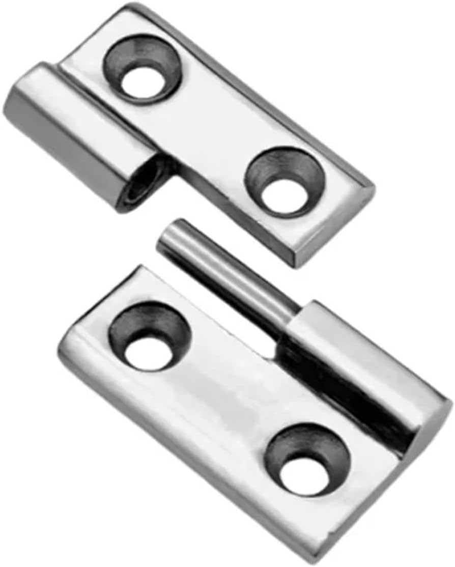 Removable Hinge Thickened 316 Stainless Steel Equipment Electrical Cabinet Door Heavy-Duty 1Pcs ﻿(Stainless Steel-3)