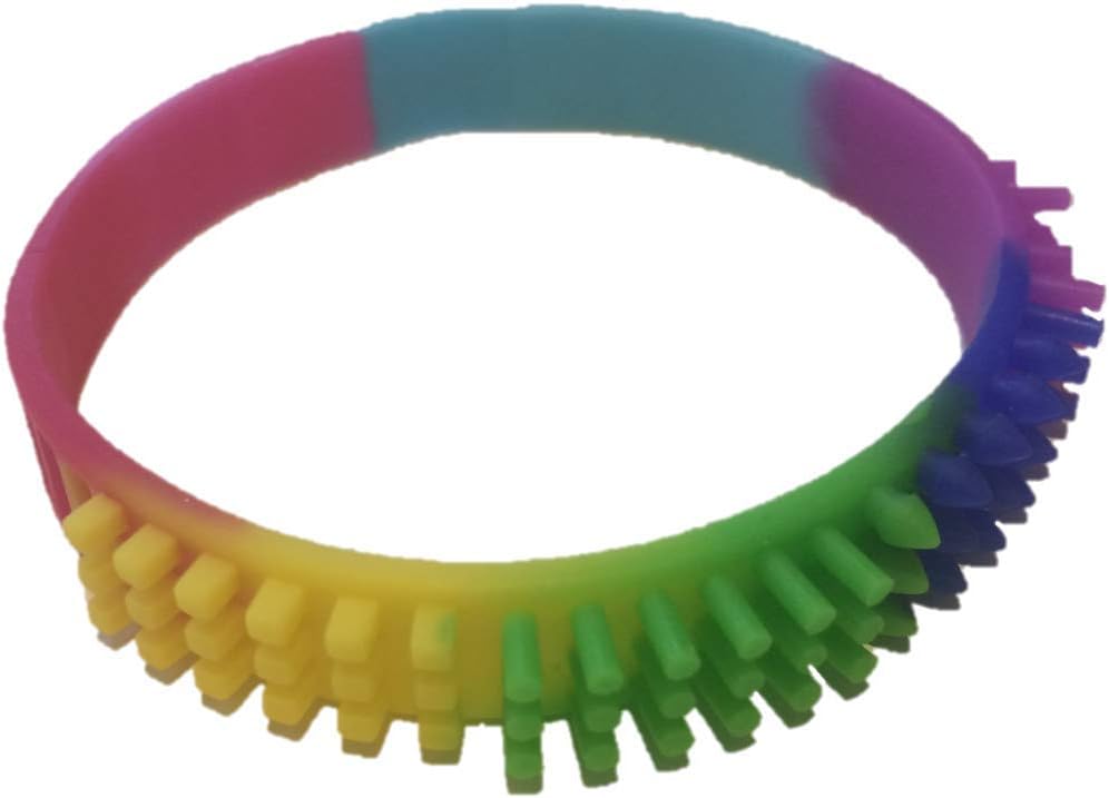 Sensory Fidget Bracelet (Medium, Rainbow)