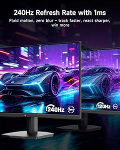 KTC 24.5 Inch 240Hz Gaming Monitor, FHD Computer Monitor Fast IPS, H25T7-A — photo 3 of 6