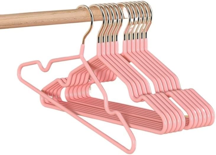 Coat Hangers 10Pcs Clothes Hangers Multifunctional Children Clothes Hanger Racks Non-Slip Drying Rack Kids Coats Hangers,10pcs-Pink