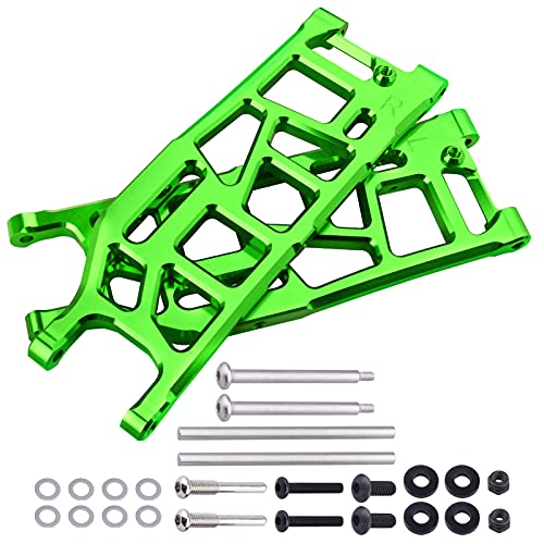 Aluminum Rear Lower Suspension Arms For Arrma 1/8 Kraton/Outcast/Notorious/Talion 6S Blx Upgrades Parts,Replace Ara330654 (Green) #TOP4