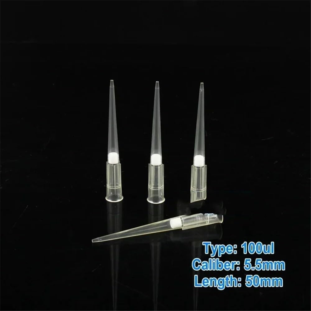 Cristalería de Laboratorio Puntas de pipeta de plástico de laboratorio con arena, 10 ul-10 ml, for dispensadores, micropipetas y pipetas.(200ul-L 1000pcs)