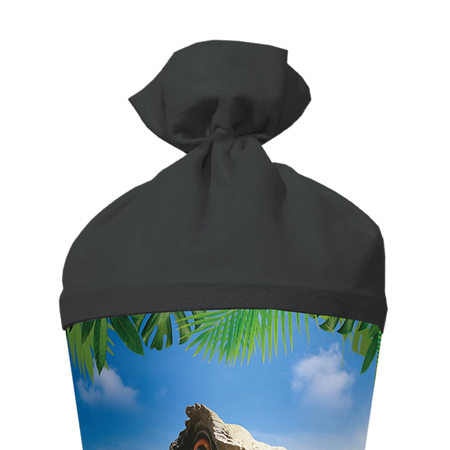 ROTH Tyrannosaurus-Bolsa de azúcar Redonda (70 cm, Cierre de Fieltro), Color Negro (Unbekannt 10278788)