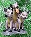 Lion King Ornament Set with Villains Scar and Hyena Trio (Unique Shatterproof Design)