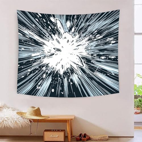 Tapiz de pared 150cmx200cm KaleidoKit Vértigo, decoración estética con estampado 3D