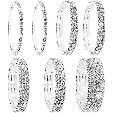 Vin Beauty 7-Piece Rhinestone Bracelet Set Cover