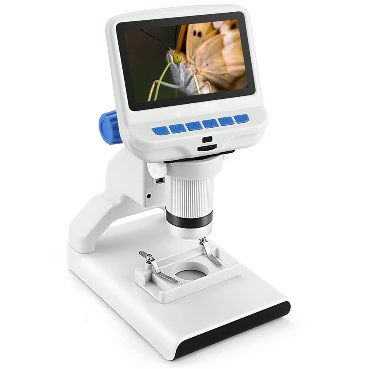 Microscope AD102 Children Biological Microscope Portable with Support