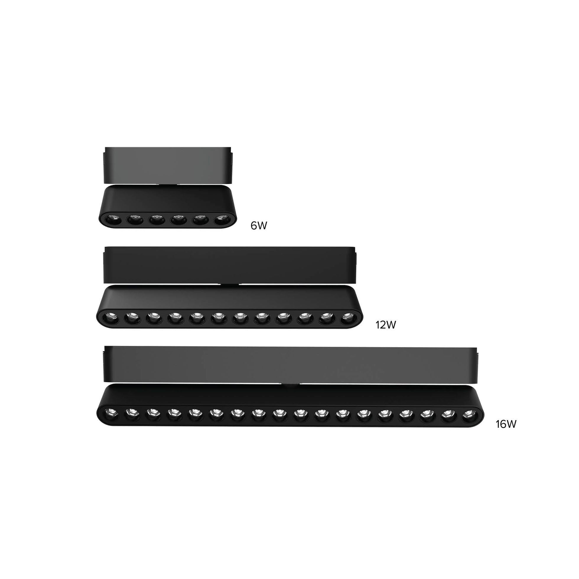 Luminaire LED linéaire et orientable Spot 12W 3000K pour système de rails 40V LVTS 16