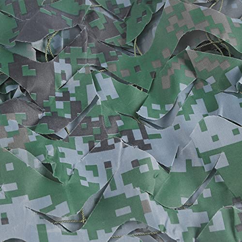 X1NGFU Tarnnetz Sichtschutz,Camouflage Netz Digital Sonnenschutz,Woodland Armee Tarnung Net,für Waldlandschaft Jagd… – Bild 4