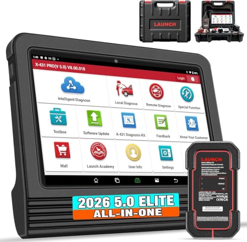 LAUNCH X431 PRO V5.0,2026 New Bluetooth Bidirectional Scan Tool,ECU Code