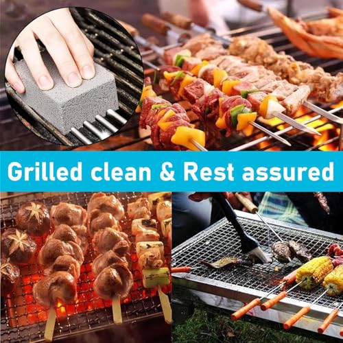 YFNVH 8 Pack Grill Griddle Cleaning Brick Block, Dense Griddle Bricks, Heavy Duty Grill Cleaning Stone Bricks for Removing BBQ Grills, Pool, Sink - Image 6