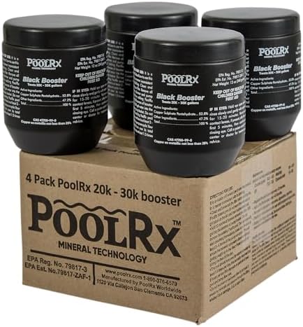 Amazon.com : Pool Rx Booster Black 20k-30k Gallons, Booster - Single ...