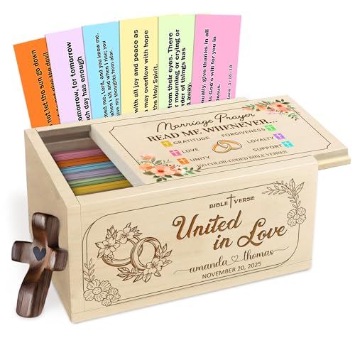 Personalized Bible Verse Box for Couples