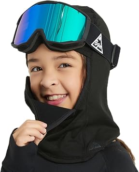 Kids Winter Skihelmet Covers, Snow Sports Outdoor Rides Windproof Warm Mask, Youth Boys Girls Thick Hood Neck Scarf Hat