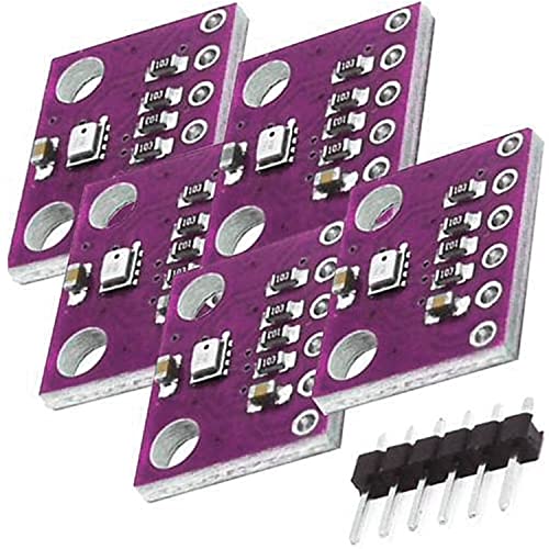 AZDelivery 5 x GY- BMP280 Capteur de Pression Barométrique, de Température et d'Altitude Compatible avec Arduino et Raspberry Pi incluant Un E-Book!