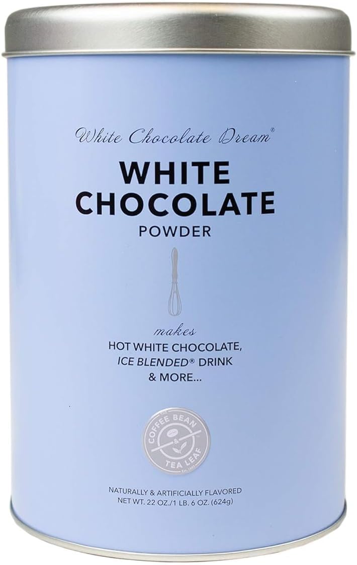 The Coffee Bean & Tea Leaf Coffee, Latte, and Drink Powder Mix, White Chocolate, 22oz. Tin