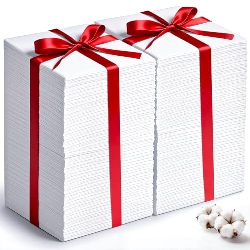 100 Pcs7x7 Inches Cotton Fabric Squares Precut Quilting Fabric Bundles White Cotton Fabrics Squares for DIY Beginners Sewing Craft