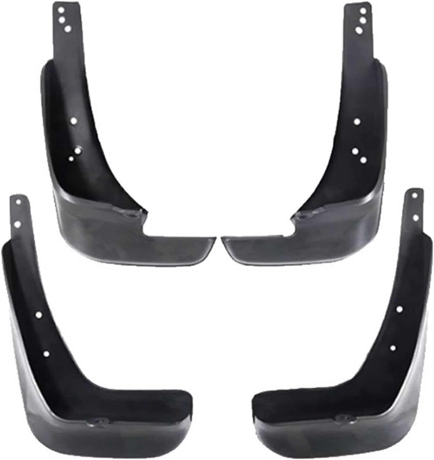 RSCBB 4 Pcs Car Mud Flaps Splash Guards for Citroën Elysee 2014-2019, Easy Installation Mudguards Front Rear Mud Flaps Splashproof Waterproof Car Accessories