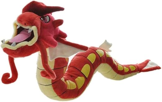 Amazon Co Jp 58cm赤いギャラドスぬいぐるみ人形アニメポケモンぬいぐるみソフトフィギュア漫画人形の誕生日子供子供たち赤いドラゴンが表すことができます おもちゃ