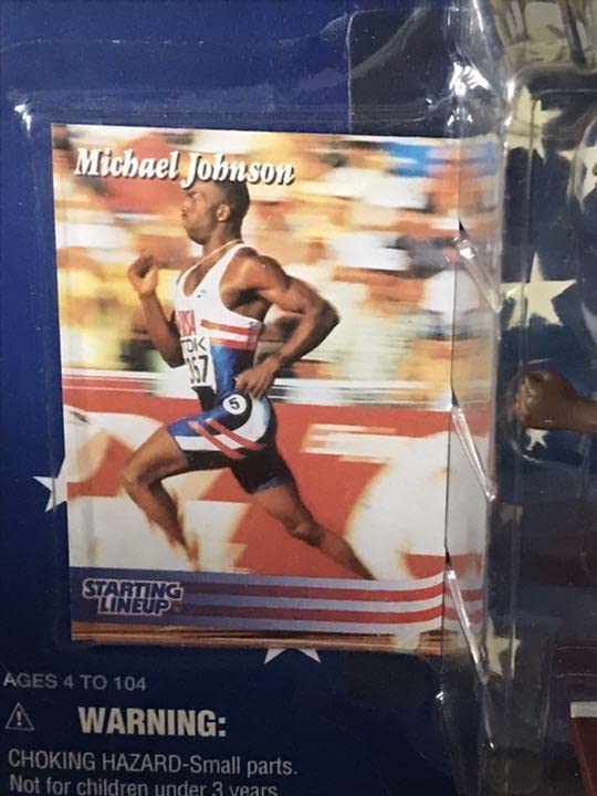 Amazon | レア 陸上 マイケルジョンソン アクションフィギュア