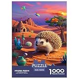 🌸【Juego de Rompecabezas y Juego Familiar】Cuando construyas este rompecabezas de 1000 piezas, la alegría de la fiesta aumentará, fortalecerá el cariño entre amigos, familiares, amores y también un recuerdo común agradable e inolvidable.