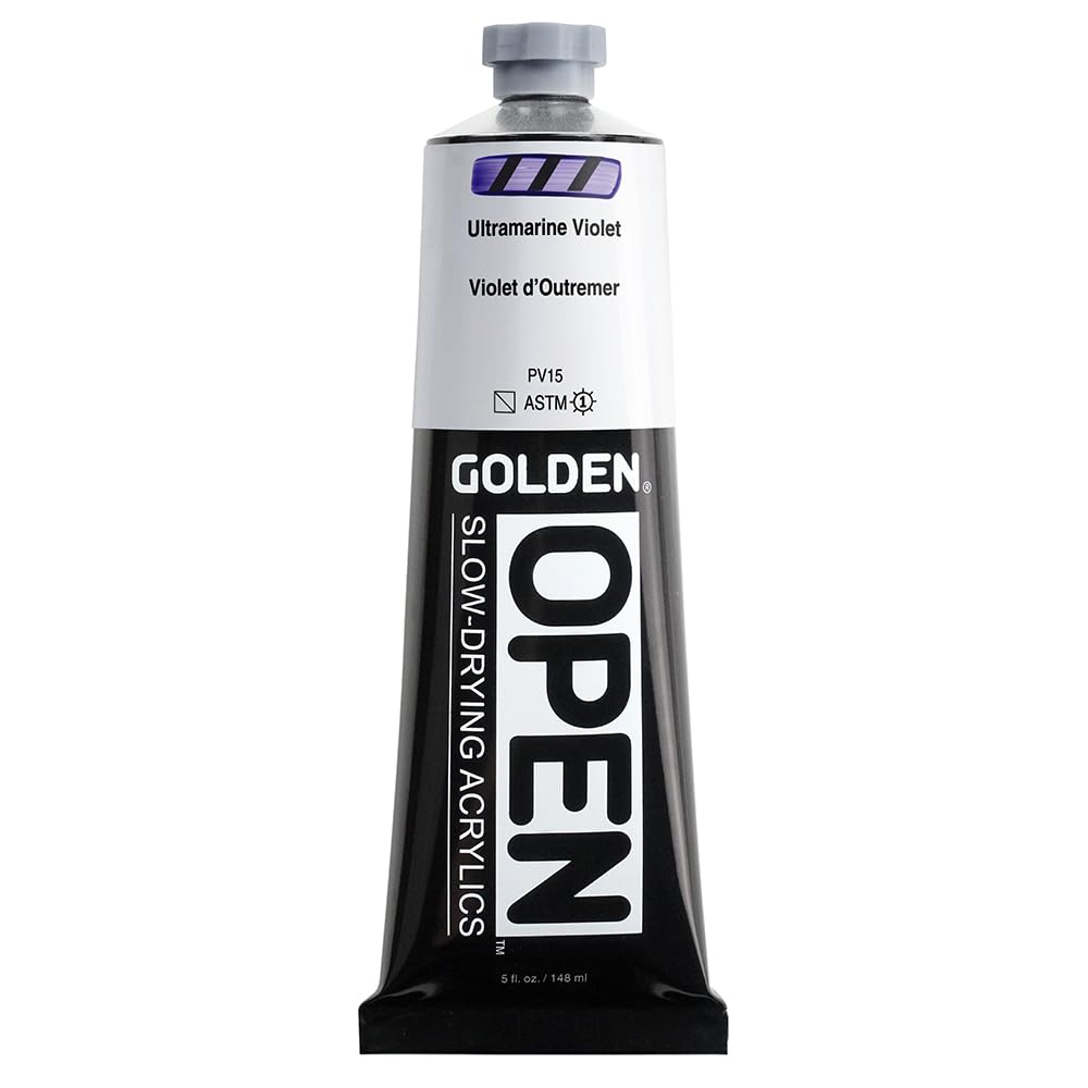 Peinture acrylique violet outremer pour réussir vos fondus et glacis sur toile
