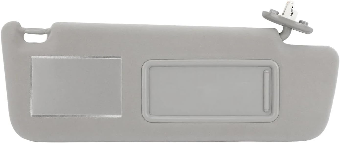 Side Sun Visor For Land Cruiser Prado 2002 2003 2004 2005 2006 2007 2008 2009 2010,Car Sun Visor With Make-up Mirror Front Interior Sunshade Sun Visor Replacement parts,B-Grey right