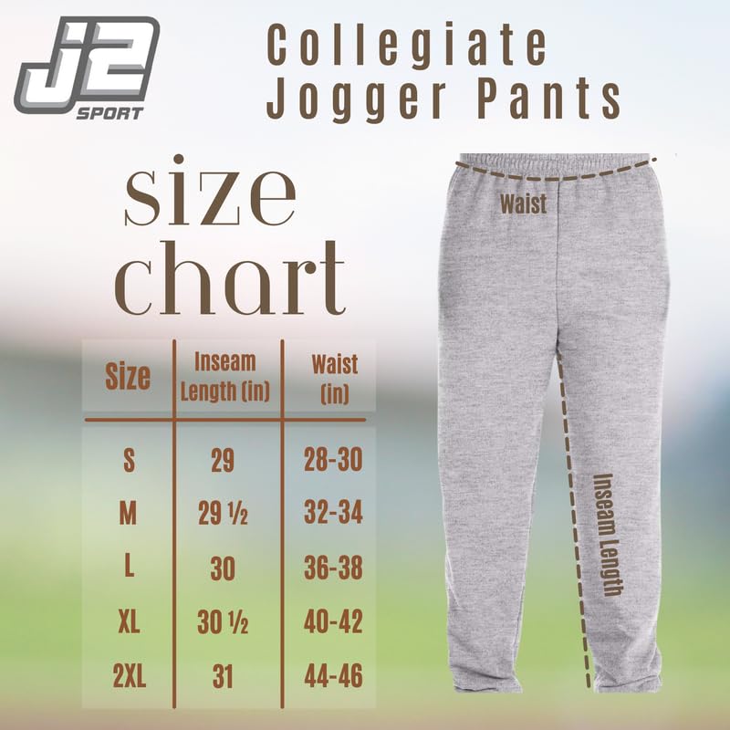 College Fleece Sweatpants, Unisex, Officially Licensed NCAA Apparel4