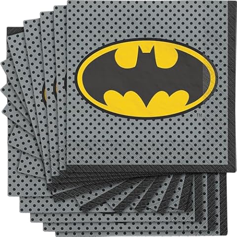 Justice League Batman Luncheon Paper Napkins Cover