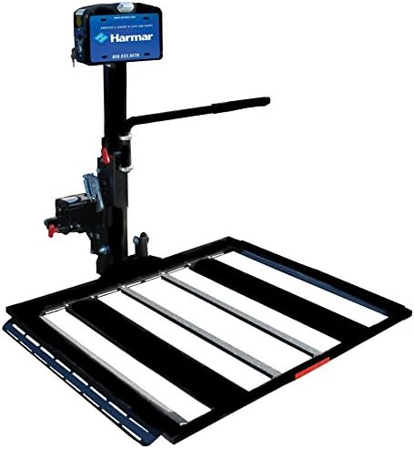 Harmar AL560XL Power Wheelchair Lift Outside Fully Automatic Carrier with II/III Hitch Adapter & Wiring Harness & Swing-Away Arm - - - Call 877-585-4041 to Verify Compatibility Before Ordering!