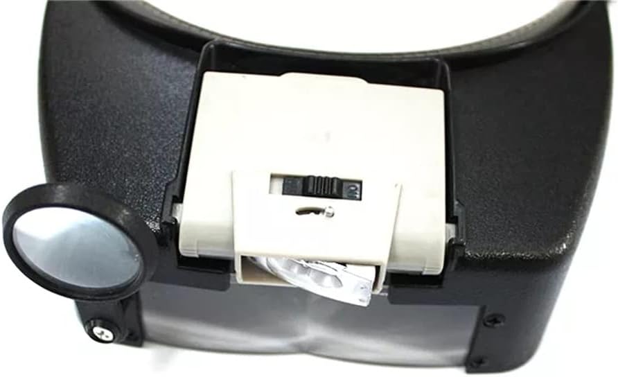 Headband Magnifying Glass Lens Jewelry Watch Repair Clock with Light