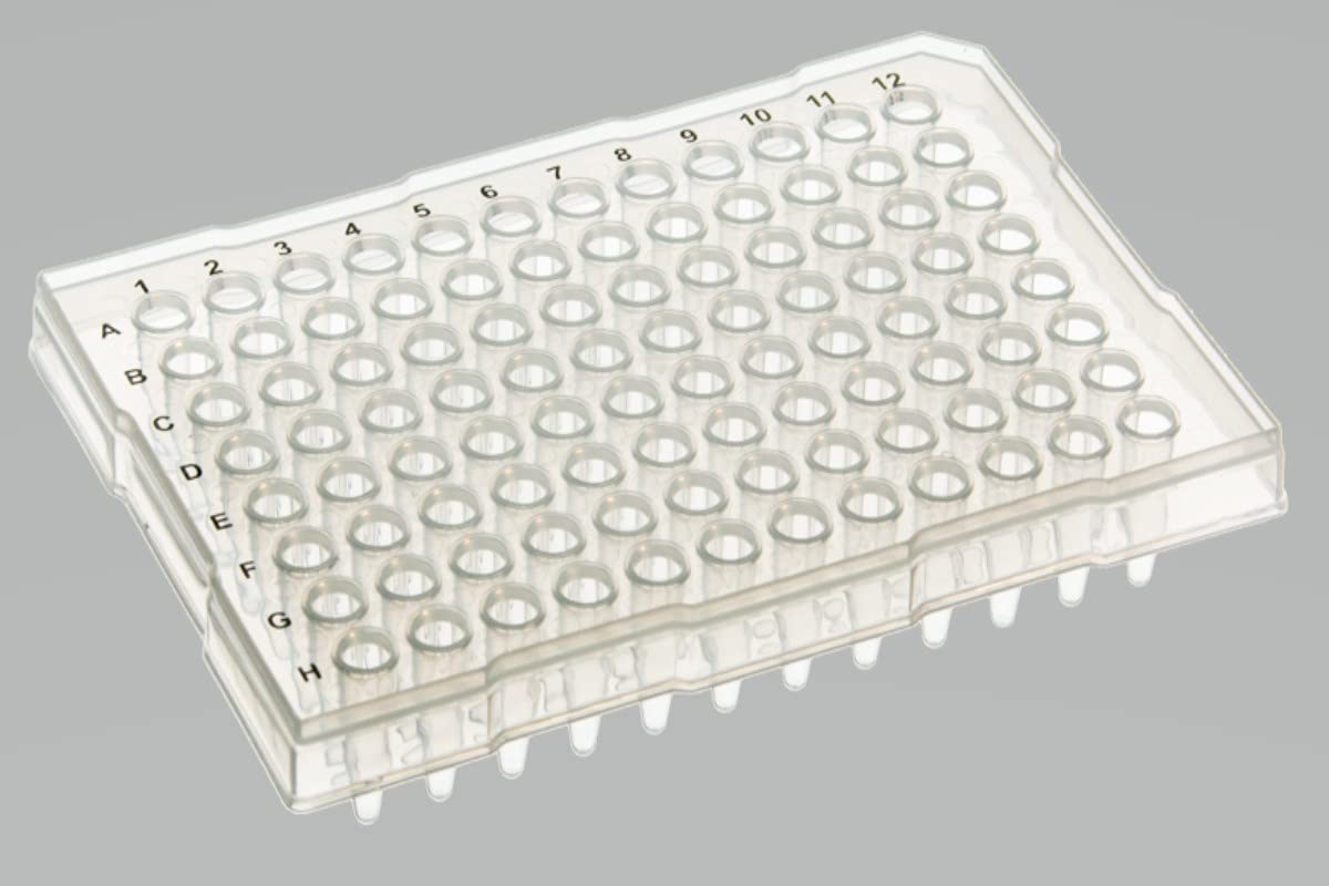 BGS Bioscience 0.2ml 96-Well PCR plate Semi Skirt ABI - Made in USA