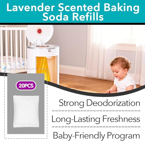 image for Joworthy 20 Pcs Lavender Scented Baking Soda Refills Compatible with M