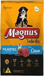 Adimax Ração Magnus Todo Dia Para Cães Filhotes Carne 10.1Kg