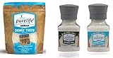 Aegean Sea Salt Coarse PET Bottle with Ceramic Mill With FREE Refill Pack 1.1 lbs