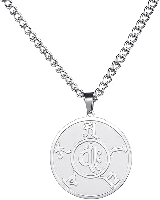 Tibetan Buddhist Mantra Om Mani Padme Hum Prayer Necklace Om Prayer Pendant Divination Prayer Wheel Patron Saint Amulet Yoga Meditation Religious Jewelry Women Men