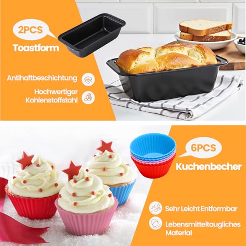 26 Stück Airfryer Zubehör für Philips - Dual Basket 3000/5000 Serie (6L/3L), Airfryer Zubehör enthält Silikonform, Backpapier, Waffeleisen, Grillrost für Philips NA350