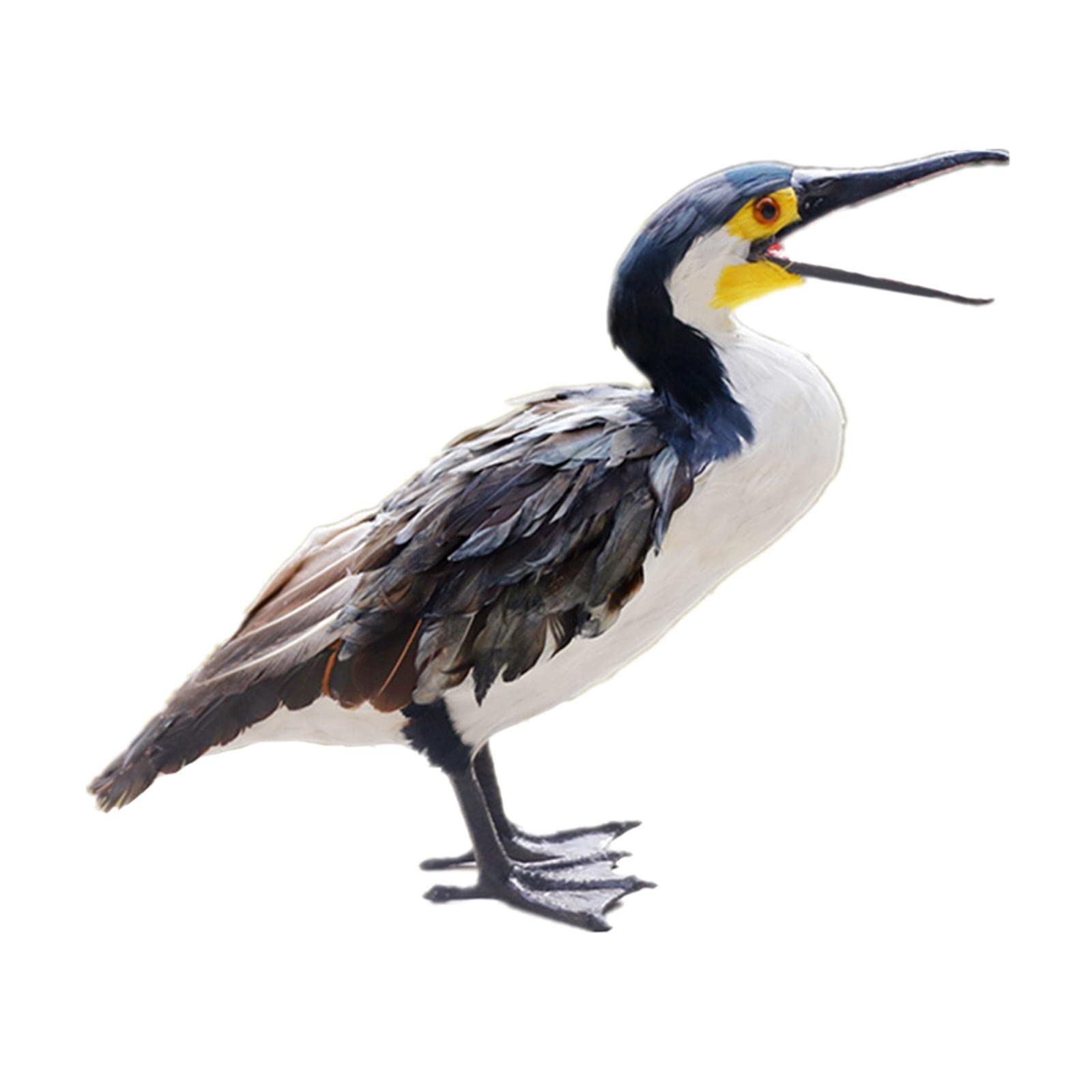 Realistische künstliche gefiederte Kormoran Statue Garten Schrank Heimdekoration Kormoran Statue Kunstsammlung