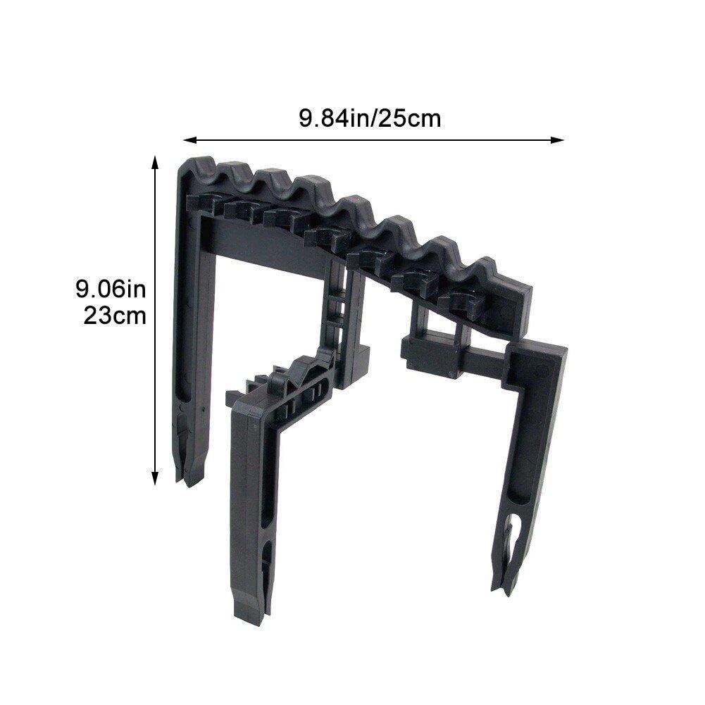 Support de Club de Golf 9 Fer en Fer Durable, Outil Universel pour 9 Clubs de Golf, Support de Rangement Debout pour Clubs de Golf, Accessoires de Golf.