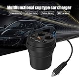 Eingang: DC 12-24V Goodtimes28 Auto-Ladeger?t Dual USB Battery Detection Cup Autotelefon Ladeger?t Zigarettenanz¨¹nder Netzteil