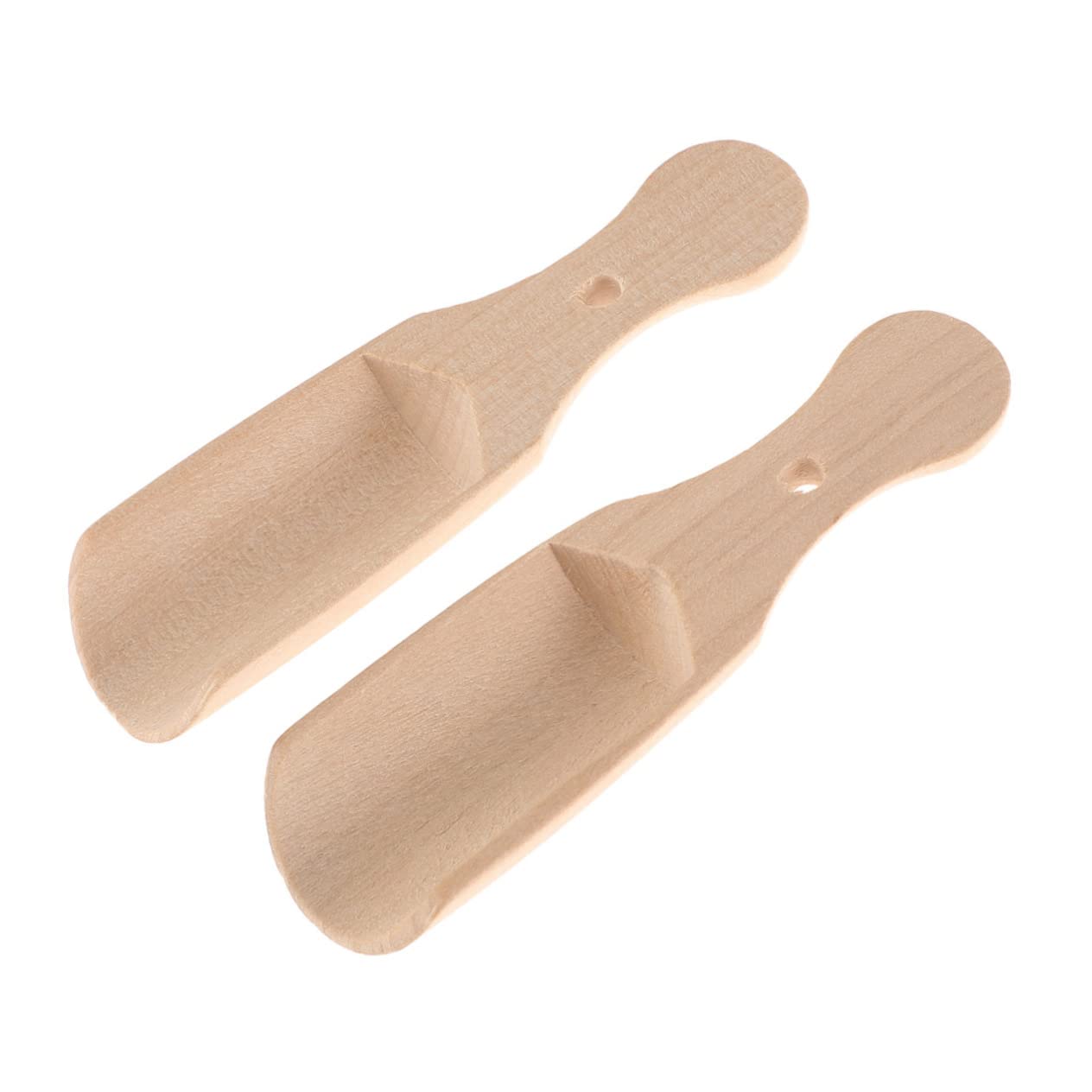 Luxshiny 2pcs Natural Salt Scoop Salt Spoon for Bath Teaspoon Shovel for Kitchen